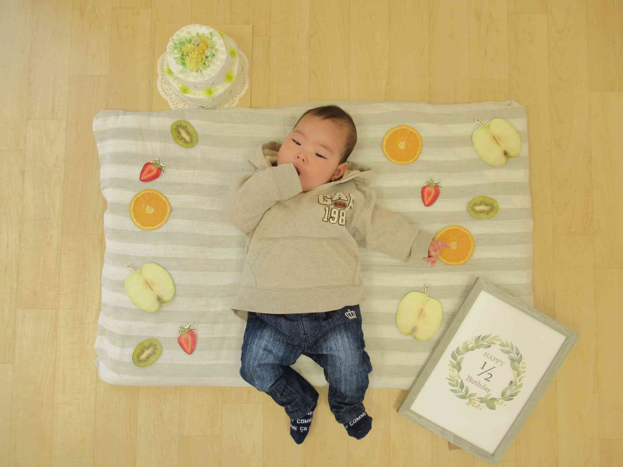 ハーフバースデー撮影会｜ニチイキッズ北上むらさきの保育園｜ニチイキッズ